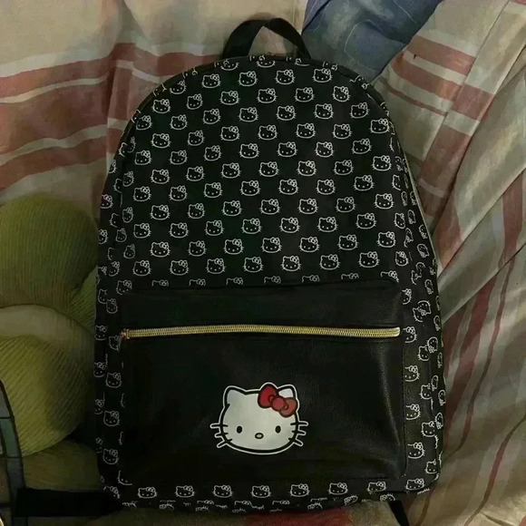 Sanrio Handbags - Sanrio Faux leather hello kitty back pack